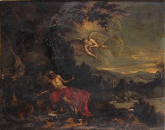 San Jerónimo penitente - Central European School, 17th Century