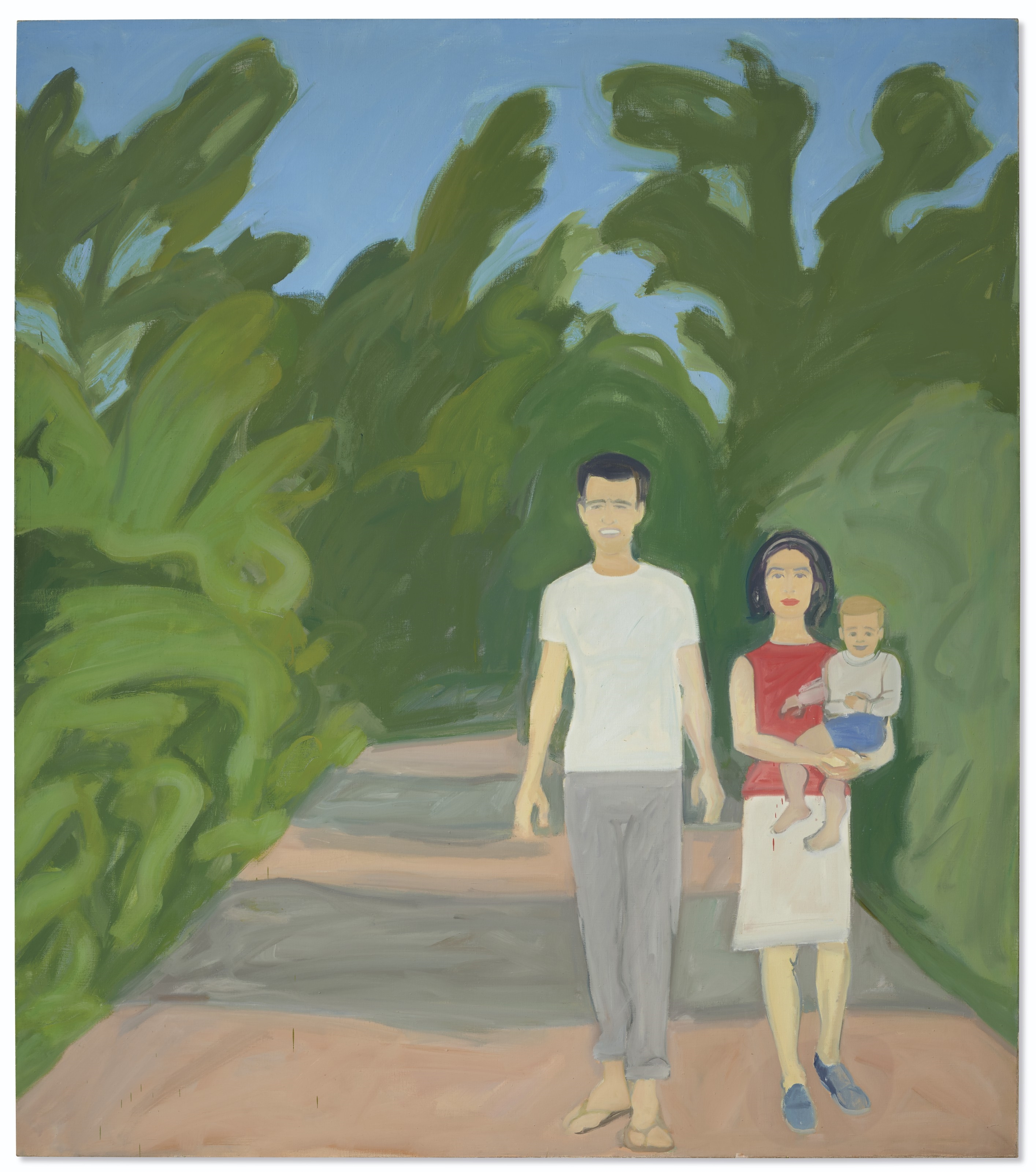 Artwork by Alex Katz, Alex, Ada and Vincent, Made of oil on linen