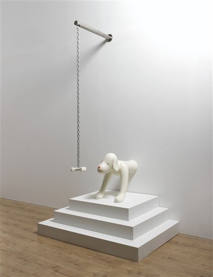 I Think, Therefore I Am...A Dog by Yoshitomo Nara, Executed in 2003