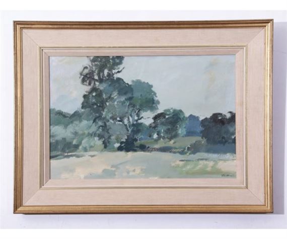 Norfolk landscape by John Burman