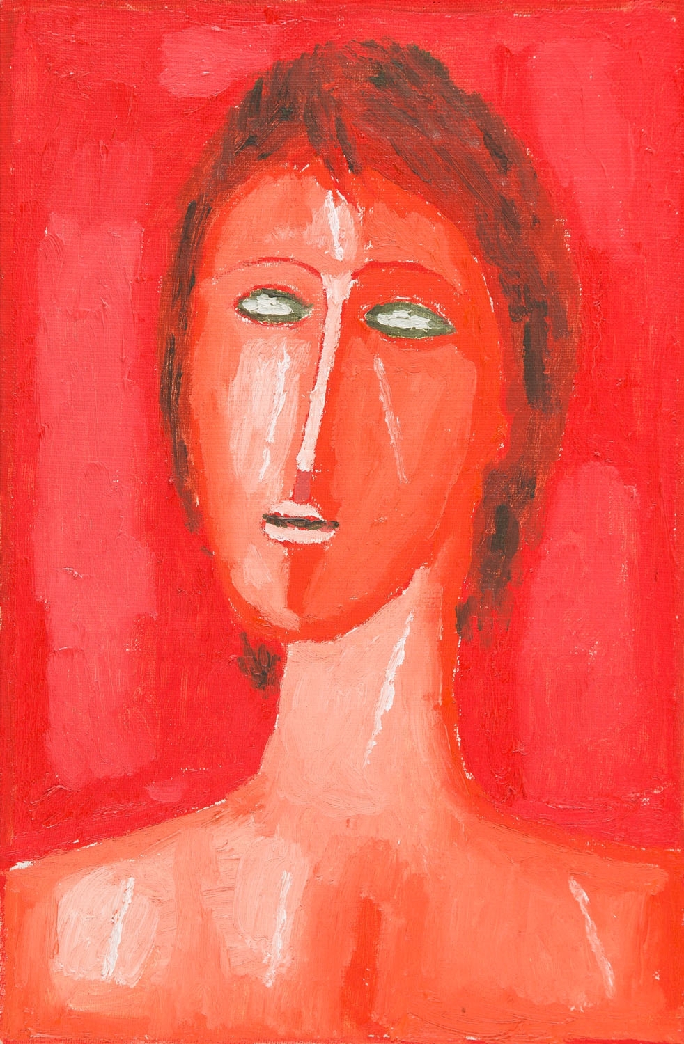 Female portrait by Jerzy Nowosielski, 1986