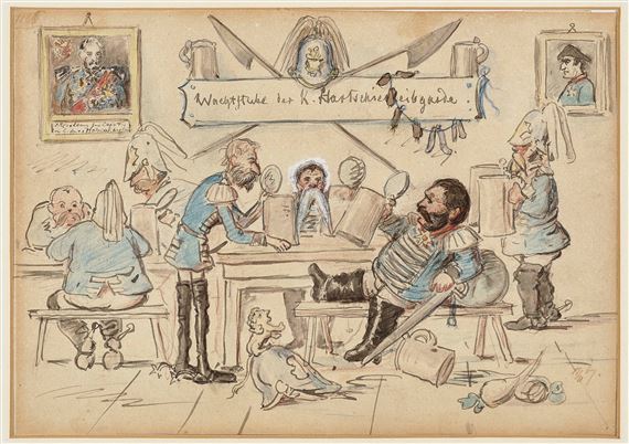 Wachtstube der K. Hartschierleibgarde