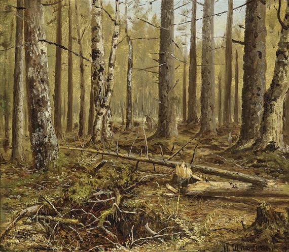 Ivan Shishkin | Forest Scene | MutualArt