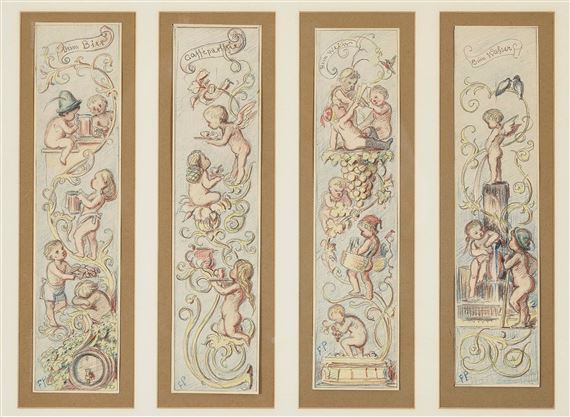 Four Works: Beim Bier; Caffé Parthie; Beim Wein; Beim Wasser