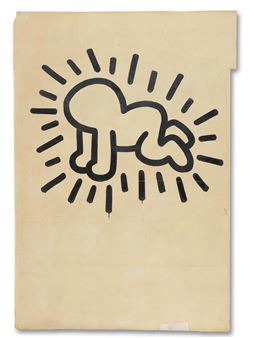 Untitled (The Church of the Ascension Grace House Mural) - Keith Haring