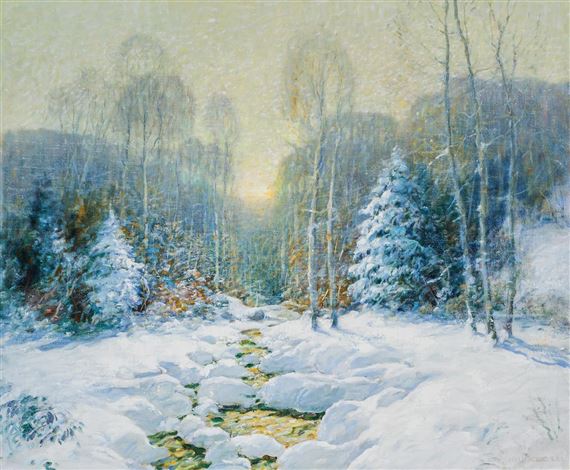 Winter Brook by Ernest Albert, 1932