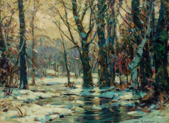 Stream Reflections by John Fabian Carlson