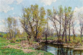 Early Spring, Near Sheffield, Massachusetts - Hugh Bolton Jones