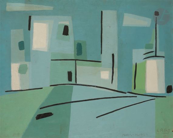 Paisaje by Antonio Lago, 1953
