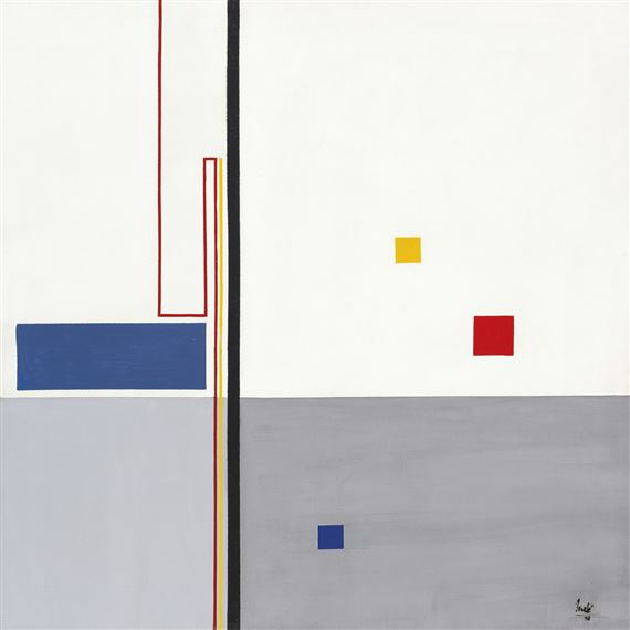 Planos y lineas No. 59 by Juan Melé, 1948, 1950-1971, 1959, Painted in 1948