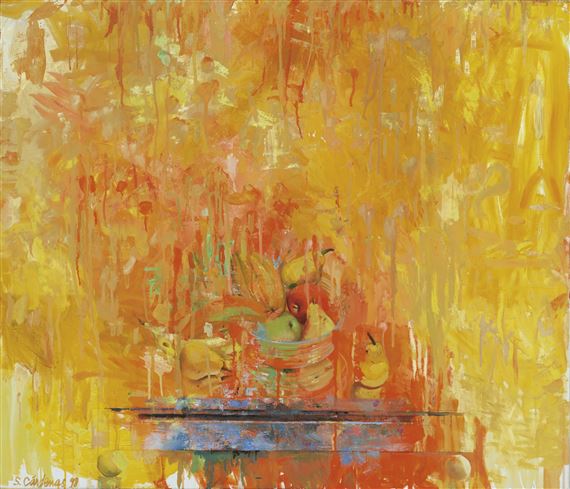 Reflejos en amarillo by Santiago Cárdenas, 1998, Painted in 1998