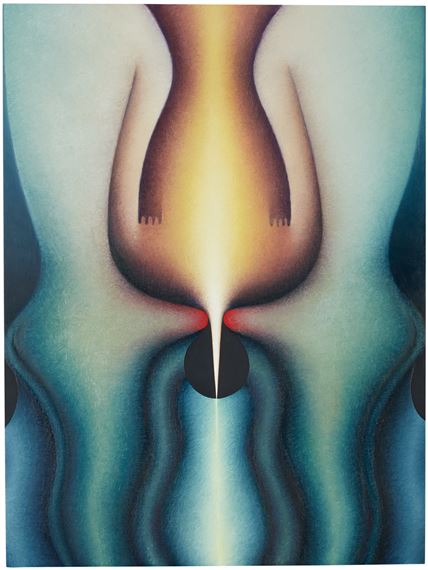 HUNG (DOWN) by Loie Hollowell, 2016