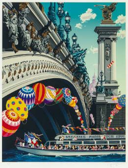 絵画 YAMAGATA CHATEAU DE CHAMPAGNE 1993 hiro-yamagata-chateau-de-