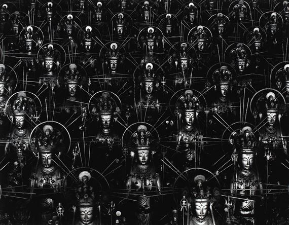 HALL OF THIRTY-THREE BAYS - TIME EXPOSED (FROM BUDDHA SERIES), 1995 by Hiroshi Sugimoto, 1948