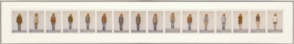 Artwork by Charles Ray, All my clothes (in 16 parts), Made of Kodachrome photographs mounted on board