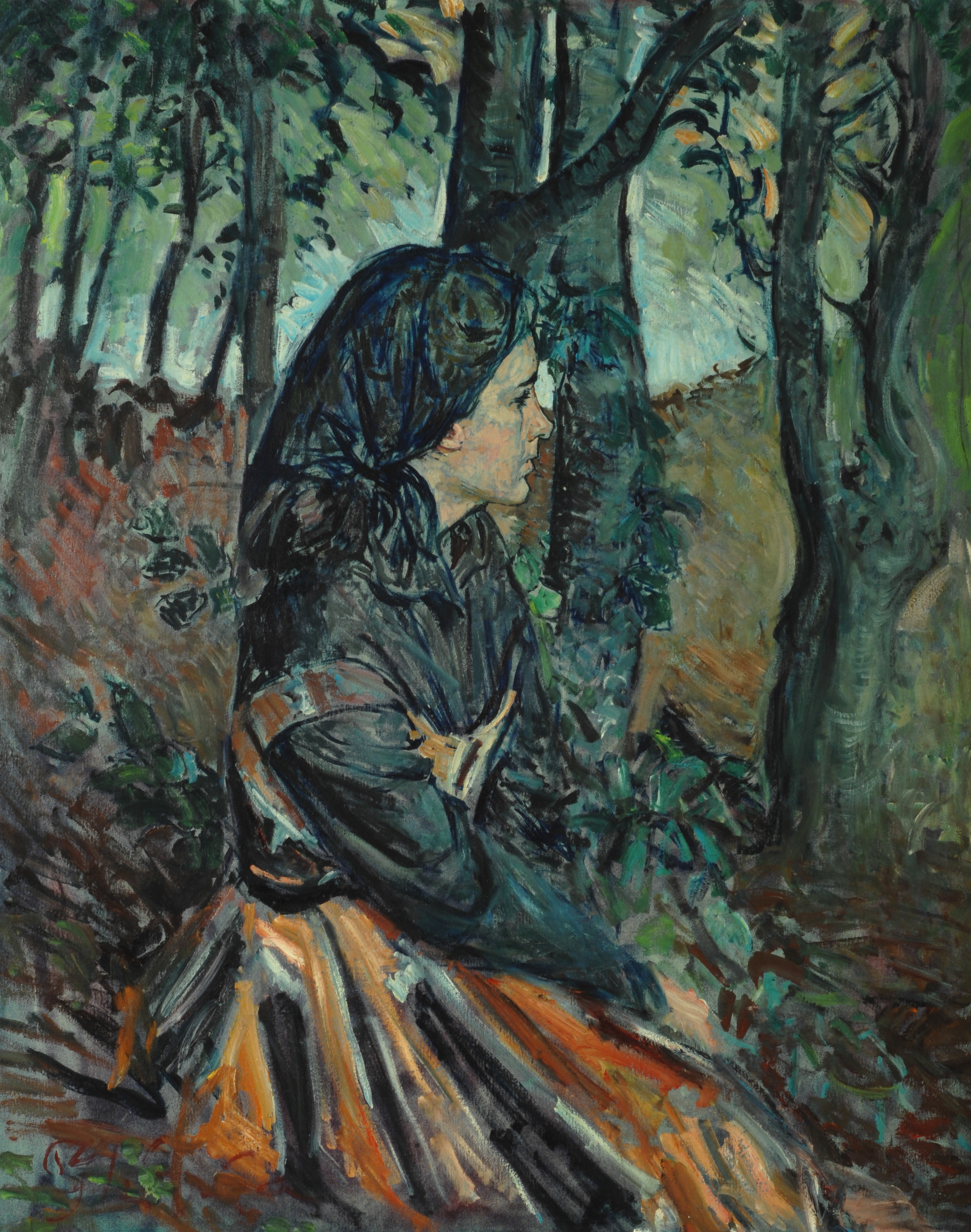 Artwork by Paolo Ghiglia, Patrizia, Made of Oil on canvas