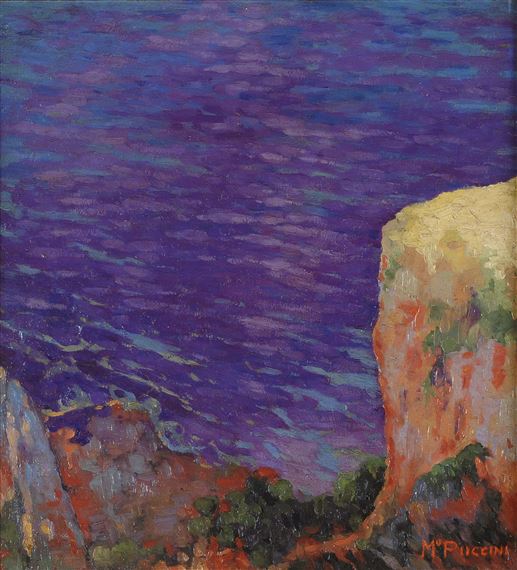 Scogliera by Mario Puccini, 1912-1915