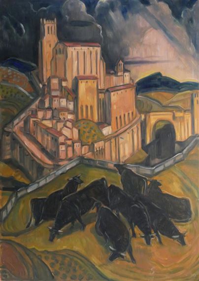 Les taureaux noirs en Espagne