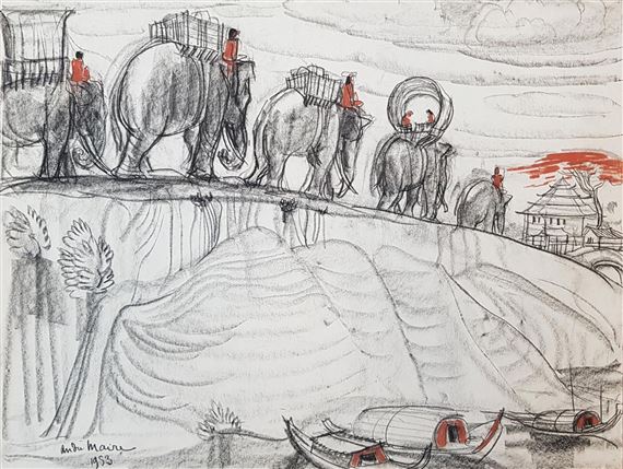 Le cortège d'éléphants