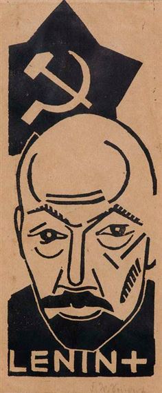 Lenin II by Franz Wilhelm Seiwert, 1924