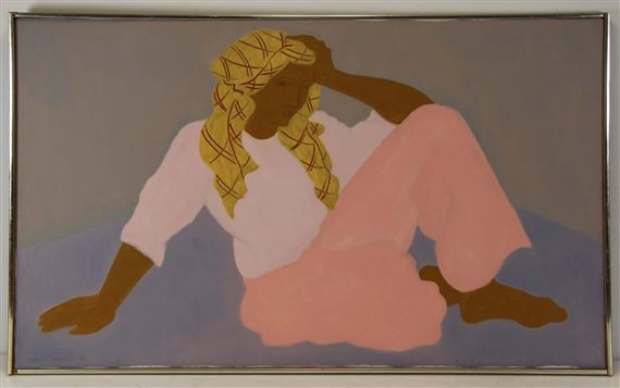 Poet Composing by March Avery, 1983