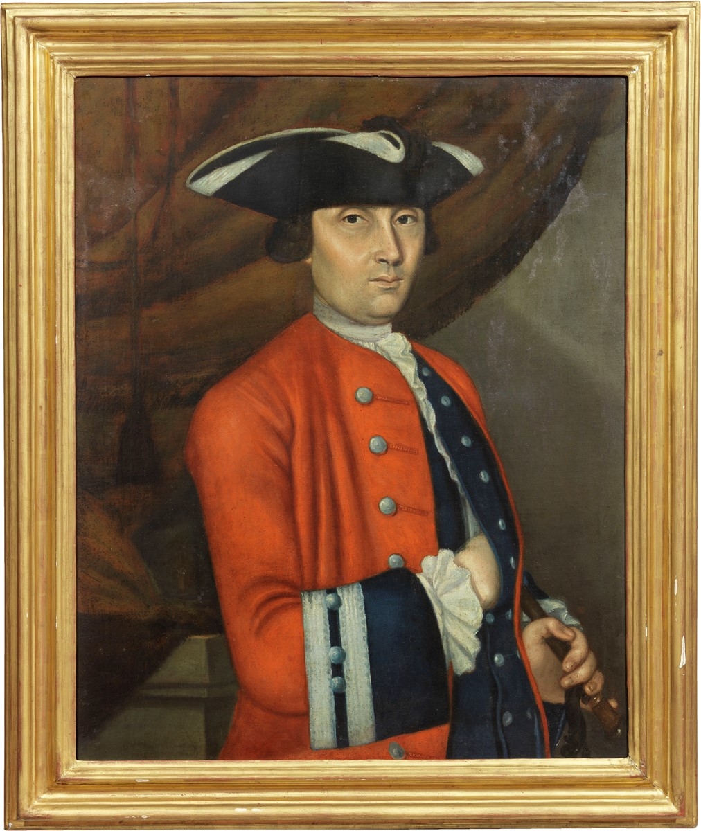 Artwork by Giuseppe Antonio Ghedini, RITRATTO DEL CAPITANO SILVESTRE CINTI, Made of oil on canvas