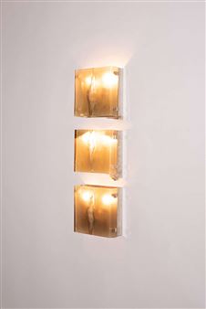 Three Works: Suite de trois appliques de la série dite «Nebulosa» - Mario Ticco