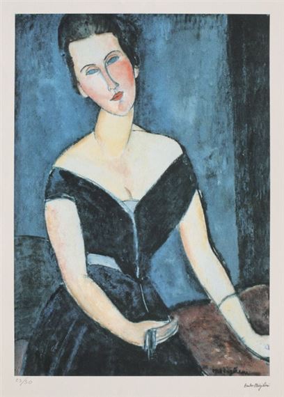 Portretul doamnei Georges van Muyden by Amedeo Modigliani