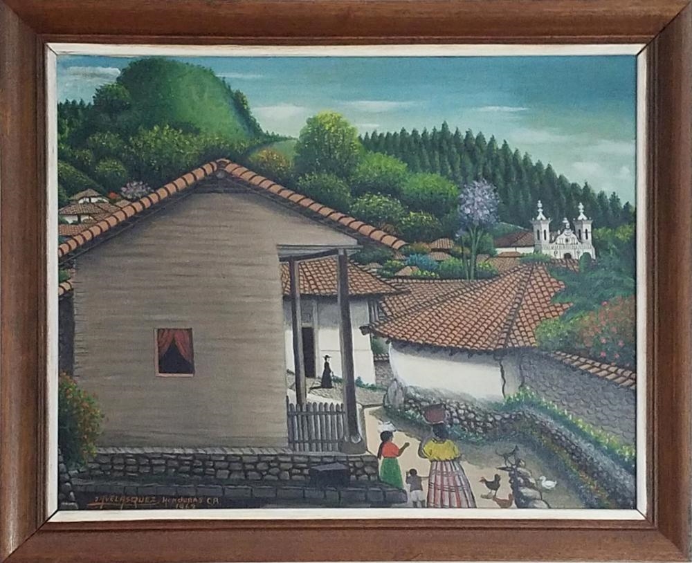 View from House - San Antonio de Oriente by Jose Antonio Velasquez, 1962