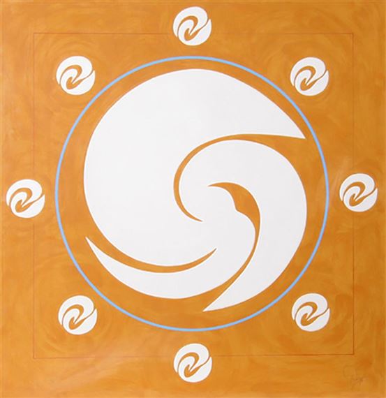 Orbit (Orange) by Jack Youngerman, 1981
