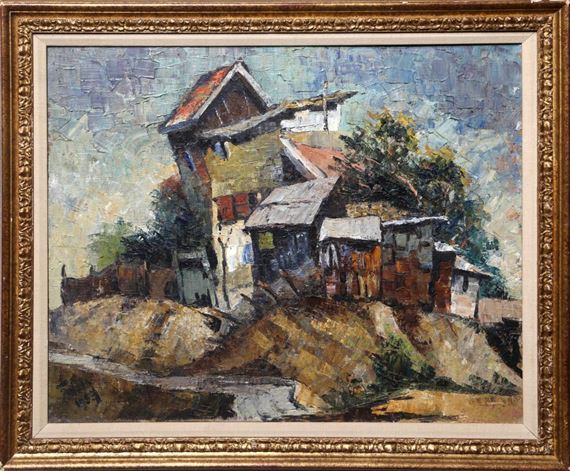 House on a Hill by Samuel Zulkis, 1953