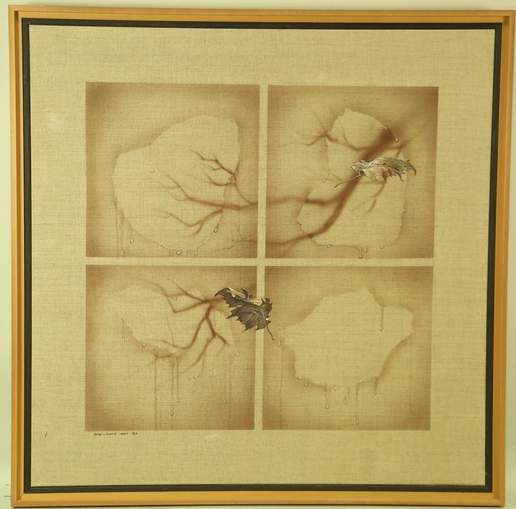 Artwork by Dae-Duck Cha, Untitled, Made of painting on linen