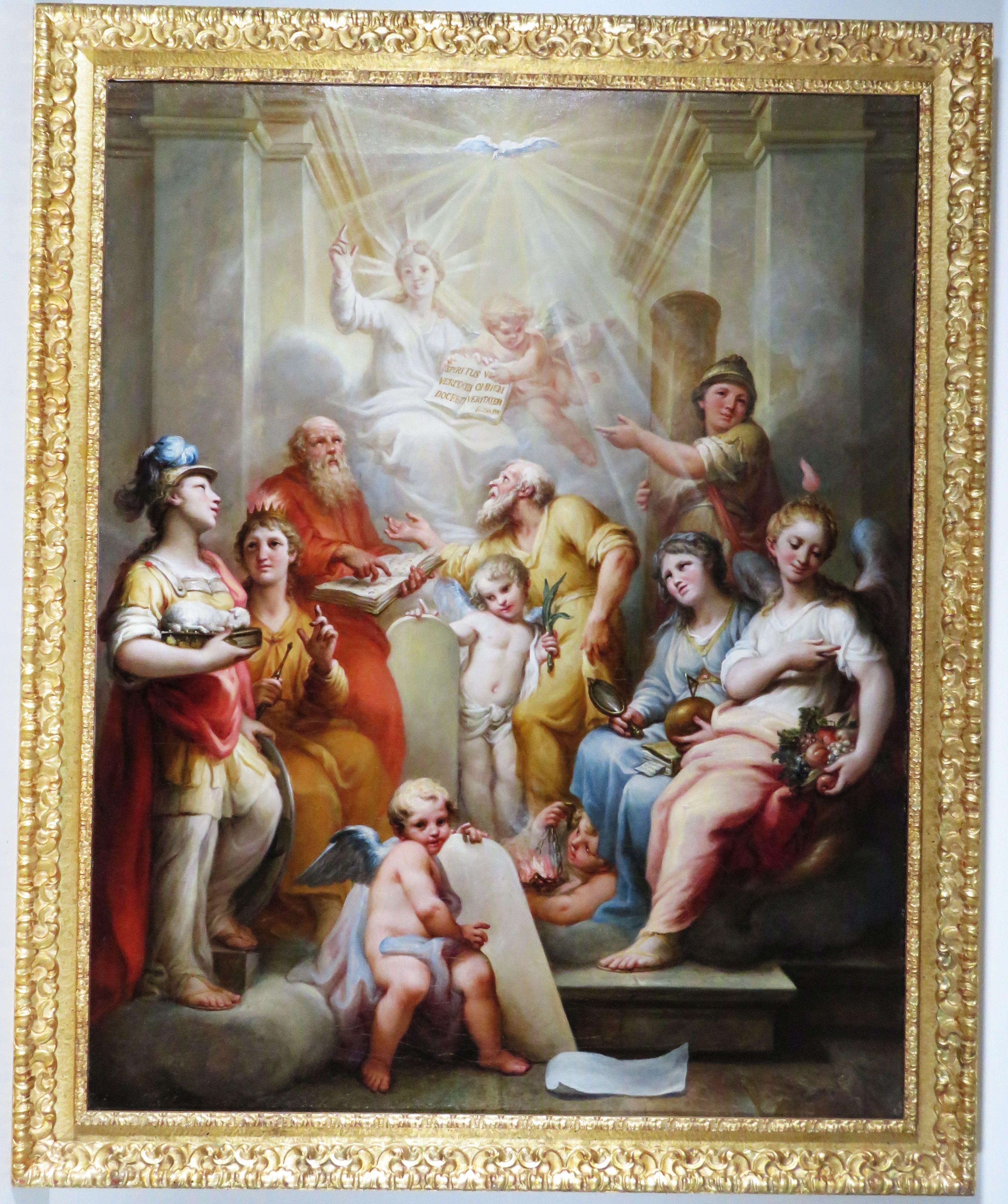 Francesco Corneliani | Allegorie des Heiligen Geistes mit seinen sieben ...