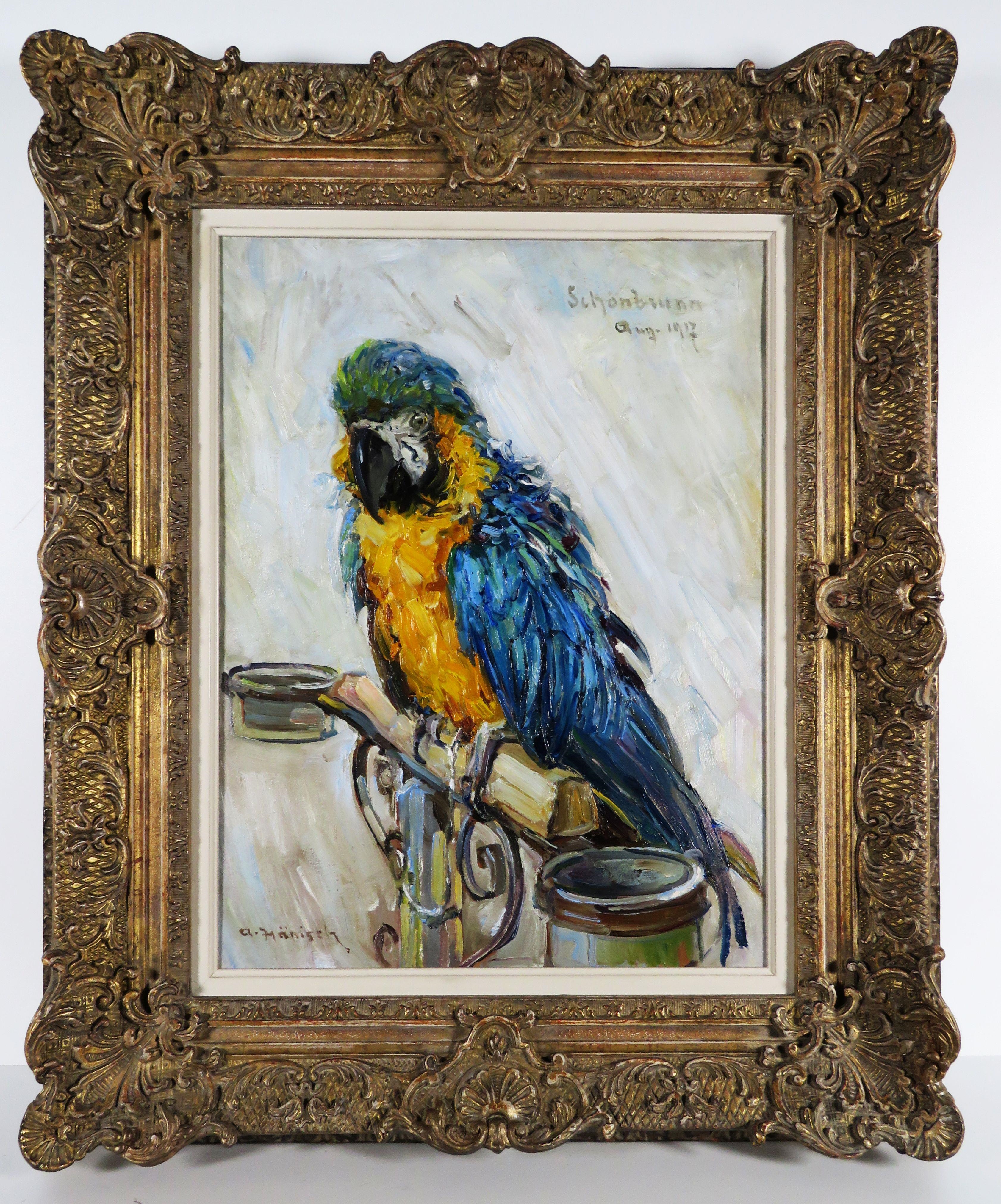 Artwork by Alois Hänisch, Ara, Made of oil on canvas