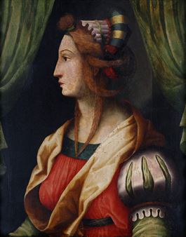 Profile of a Florentine gentlewoman - Francesco Bacchiacca