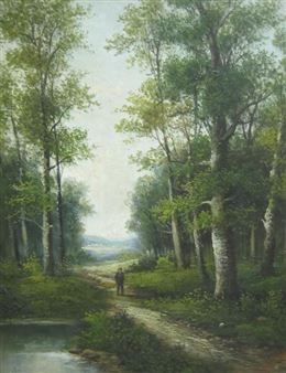 Two works: Spring and Autumn - F. Gerold