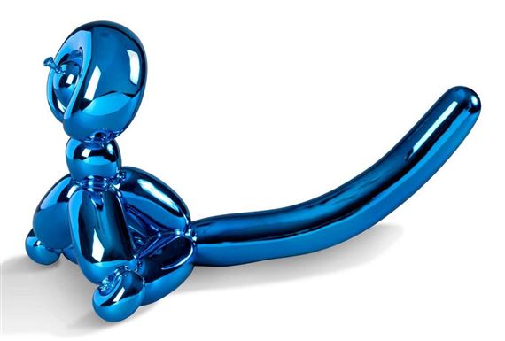 Balloon Monkey (Blue) by Jeff Koons, 2017