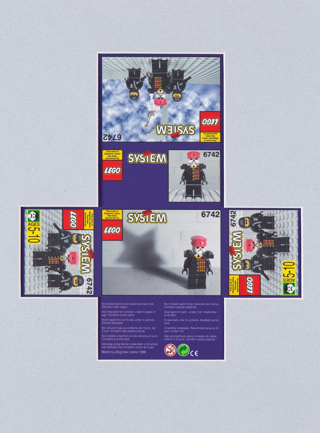 Zbigniew Libera Set of 7 package Lego. Concentration camp (1996 2001) MutualArt