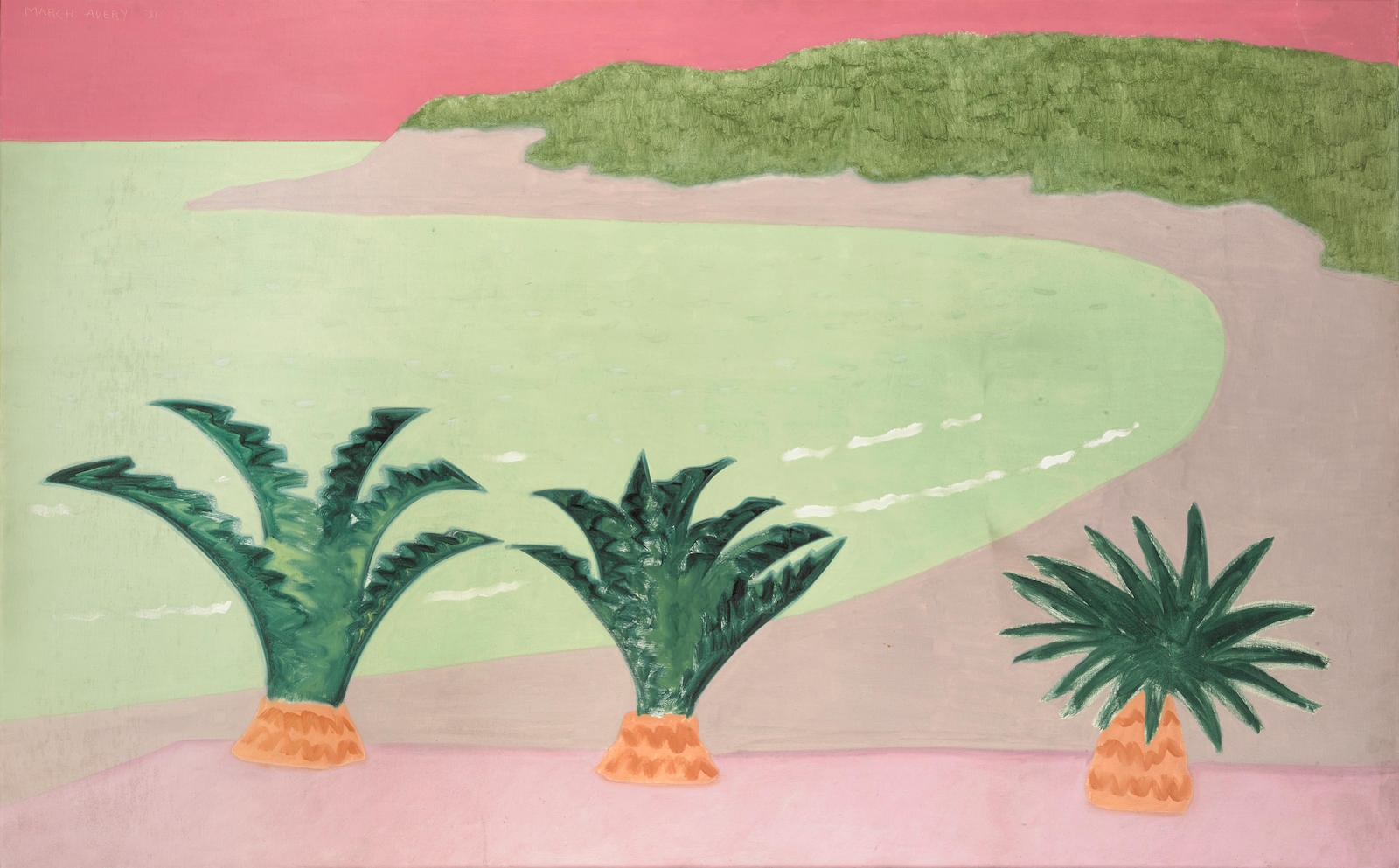 Artwork by March Avery, Turkish Landscape  (96, Made of oil on canvas