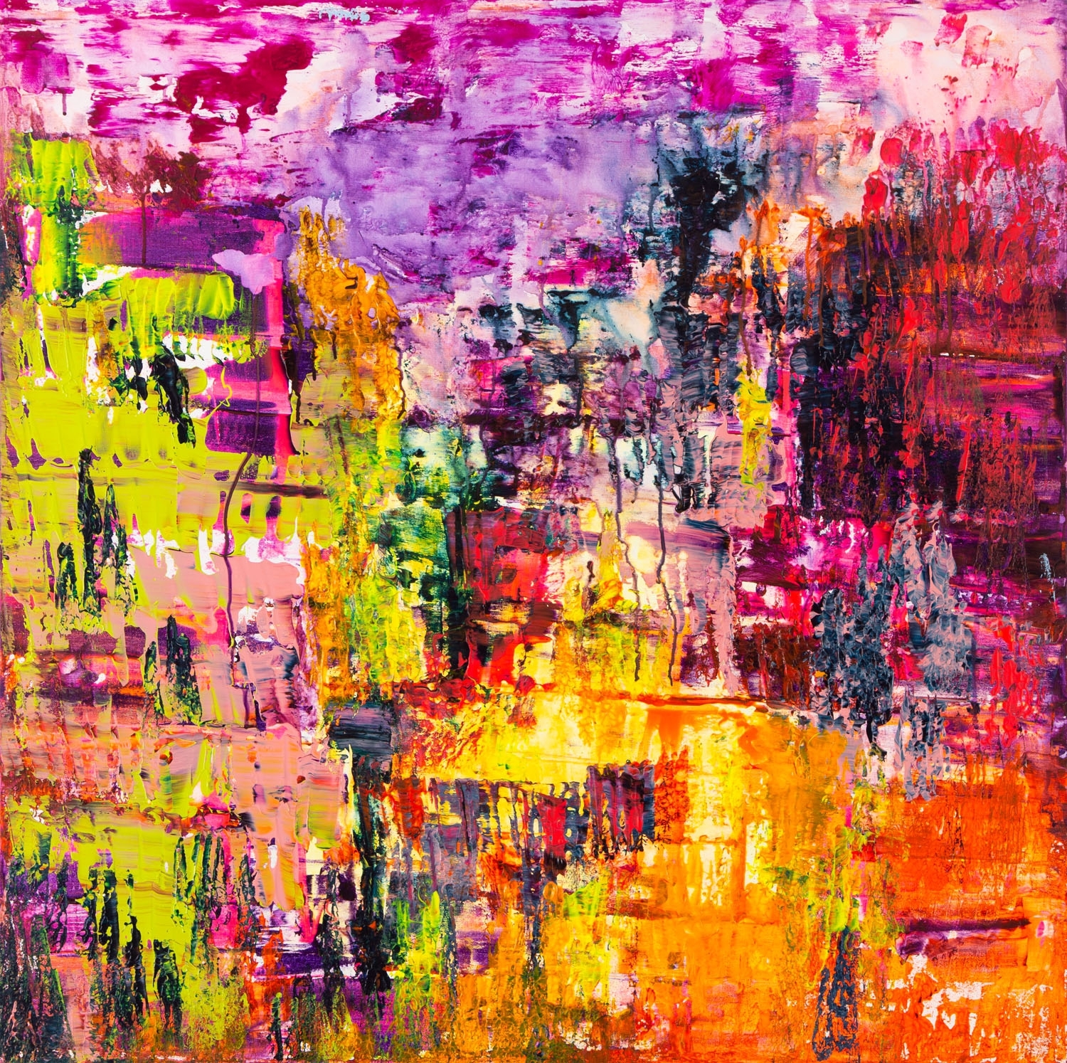 Artwork by Gossia Zielaskowska, Dream, diptych, Made of acrylic on canvas