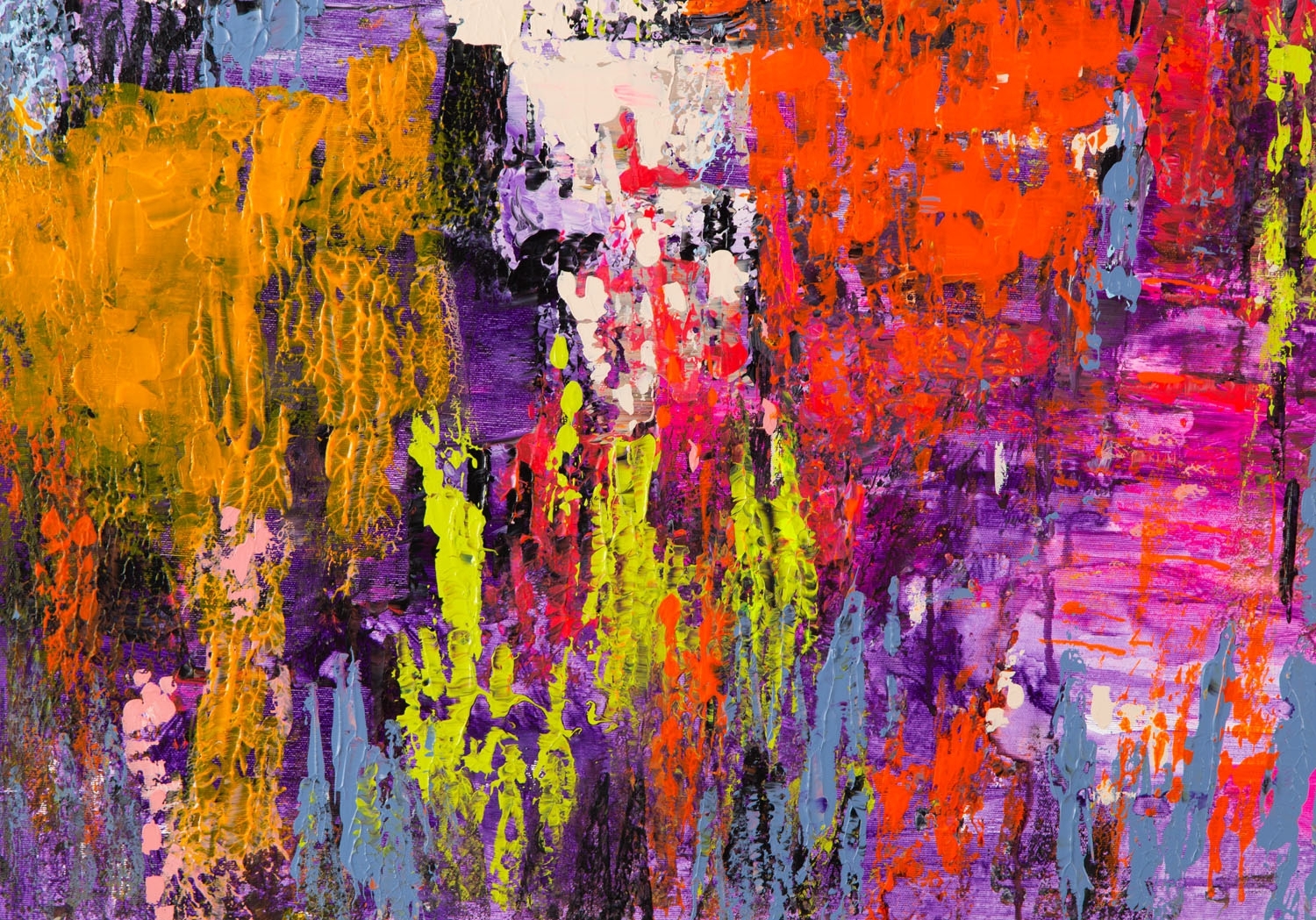 Artwork by Gossia Zielaskowska, Dream, diptych, Made of acrylic on canvas