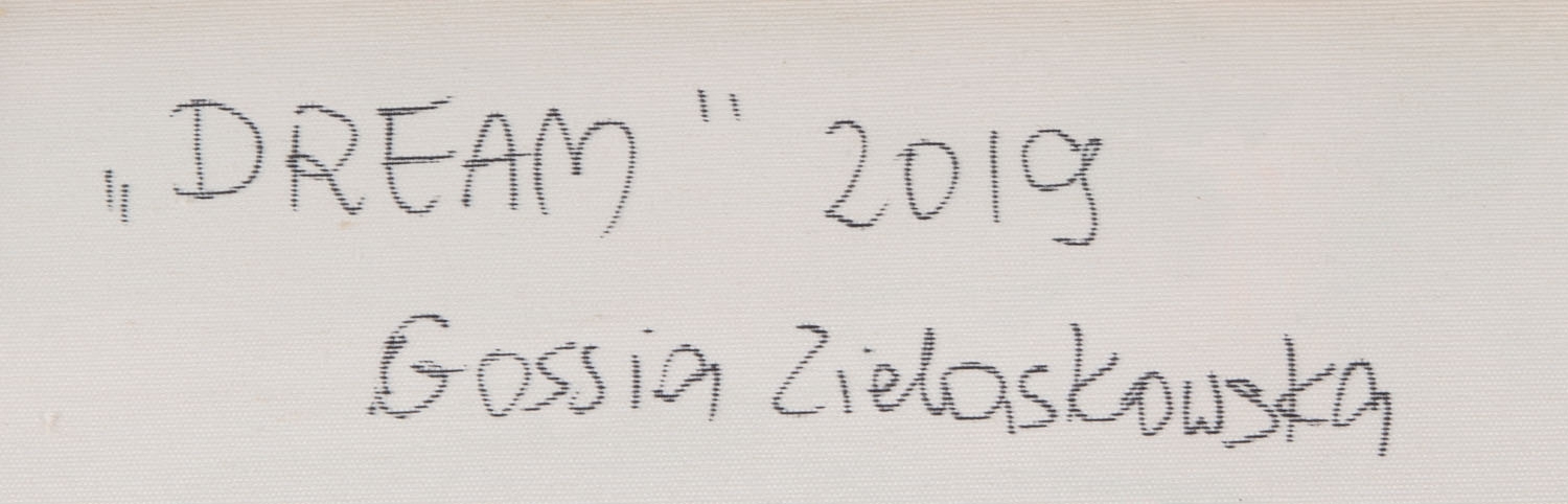 Artwork by Gossia Zielaskowska, Dream, diptych, Made of acrylic on canvas