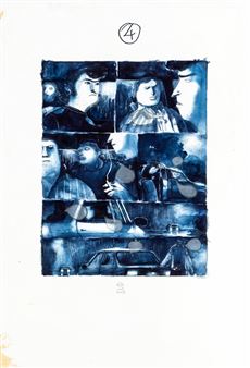 “ESTERNO NOTTE – MACCHINA SOTTO LA PIOGGIA” - Gian Alfonso Pacinotti