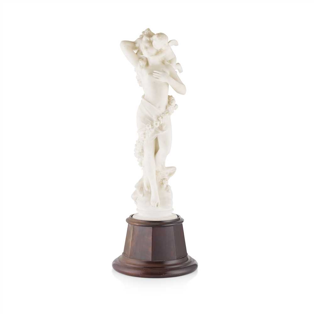 French School, 19th Century | FRENCH WHITE MARBLE FIGURE OF A NYMPH ...