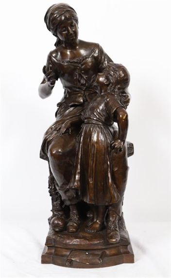 フランス彫刻家オーギュスト・モロー「 LA GRANDE SOEUR フランス彫刻家オーギュスト・モロー「 LA GRANDE SOEUR Auguste