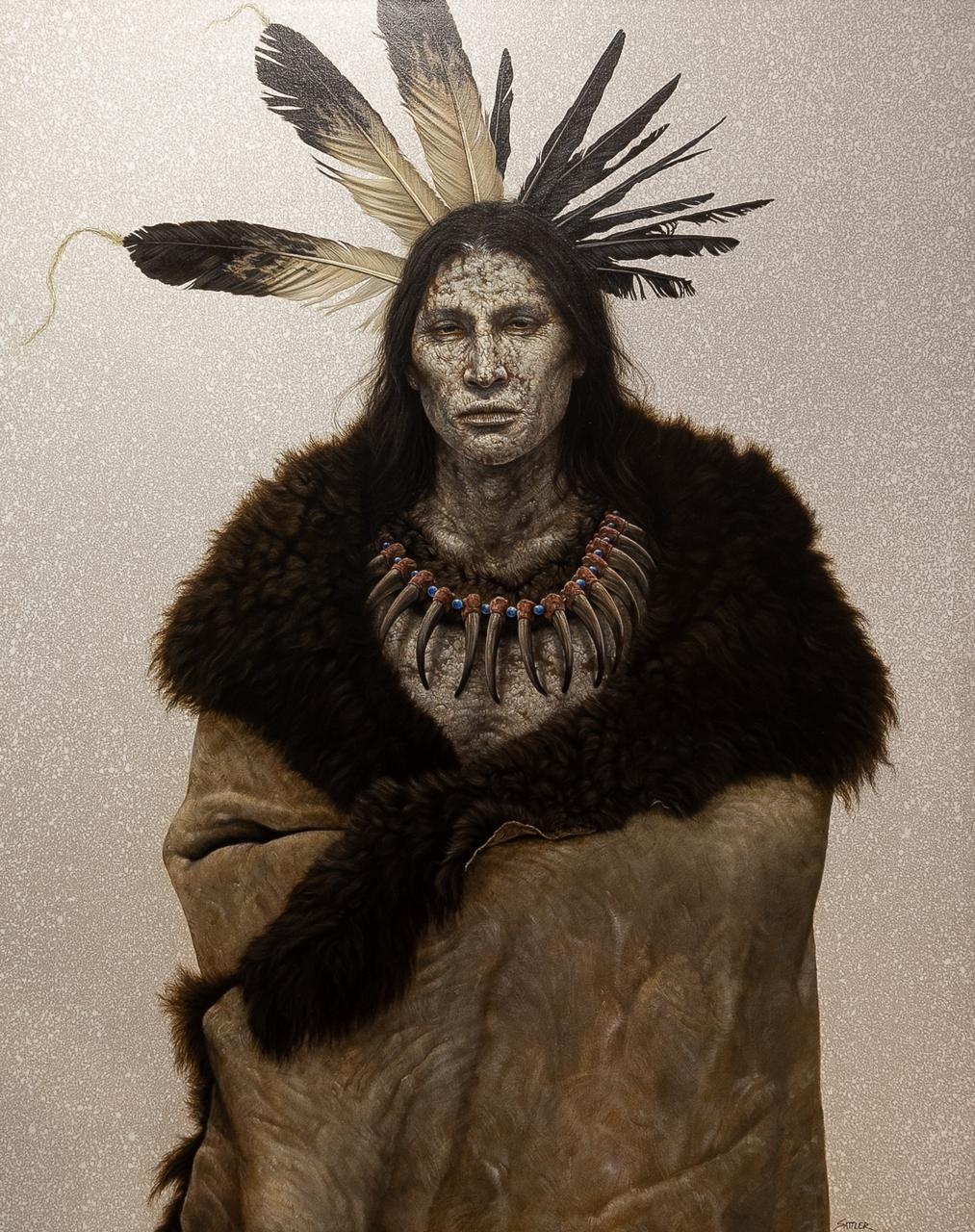 Artwork by Kirby Slatter, Distant Storm, Made of acrylic on canvas