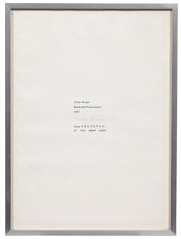 Bracketed Perfomative - Victor Burgin