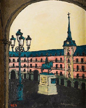 PLAZA MAYOR DE MADRID by Fernando Delapuente, 1971