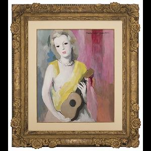 Marie Laurencin | Femme à la guitare (1945) | MutualArt