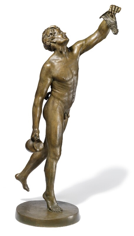 Artwork by Niels Holm, Dionysos, Made of patinated bronze
